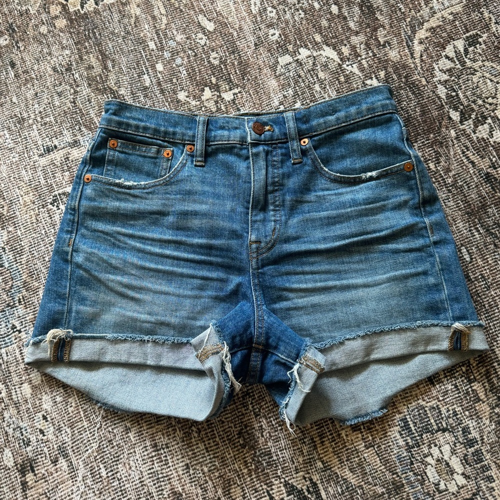 Madewell High Rise Denim Shorts Size 26 - Picture 6 of 6